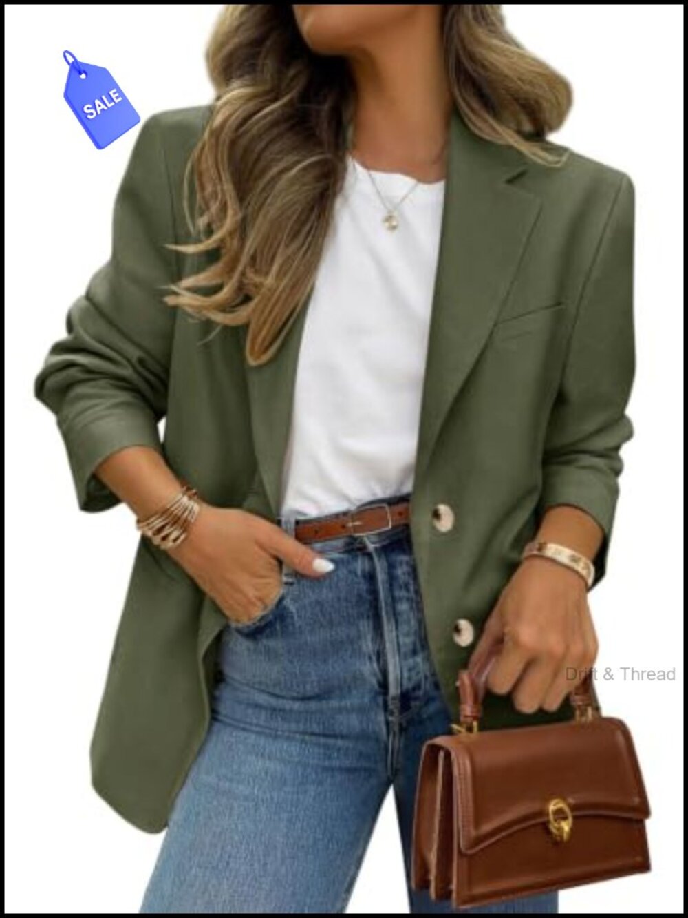 Women's Open Front Notch Lapel Blazer Long Sleeve Lined Business Casual